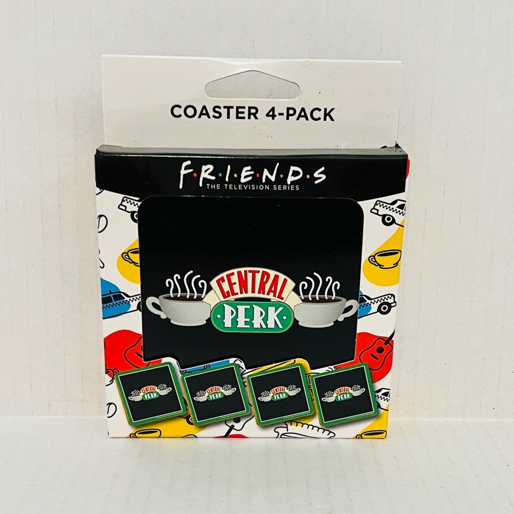 Friends The Television Show Series “Central Perk” Coasters 4 Pack